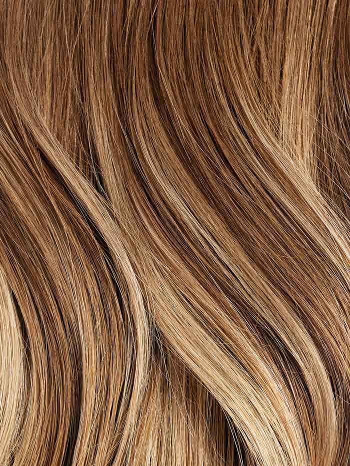 Seamless Chestnut Brown Balayage Clip-Ins (150g)